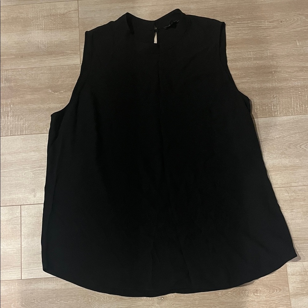 Eileen Fisher Black Sleeveless Blouse
